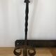 Old wrought iron coat hook/coat rack