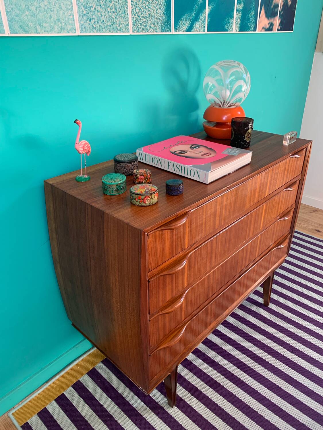 Vintage Scandinavian chest of drawers