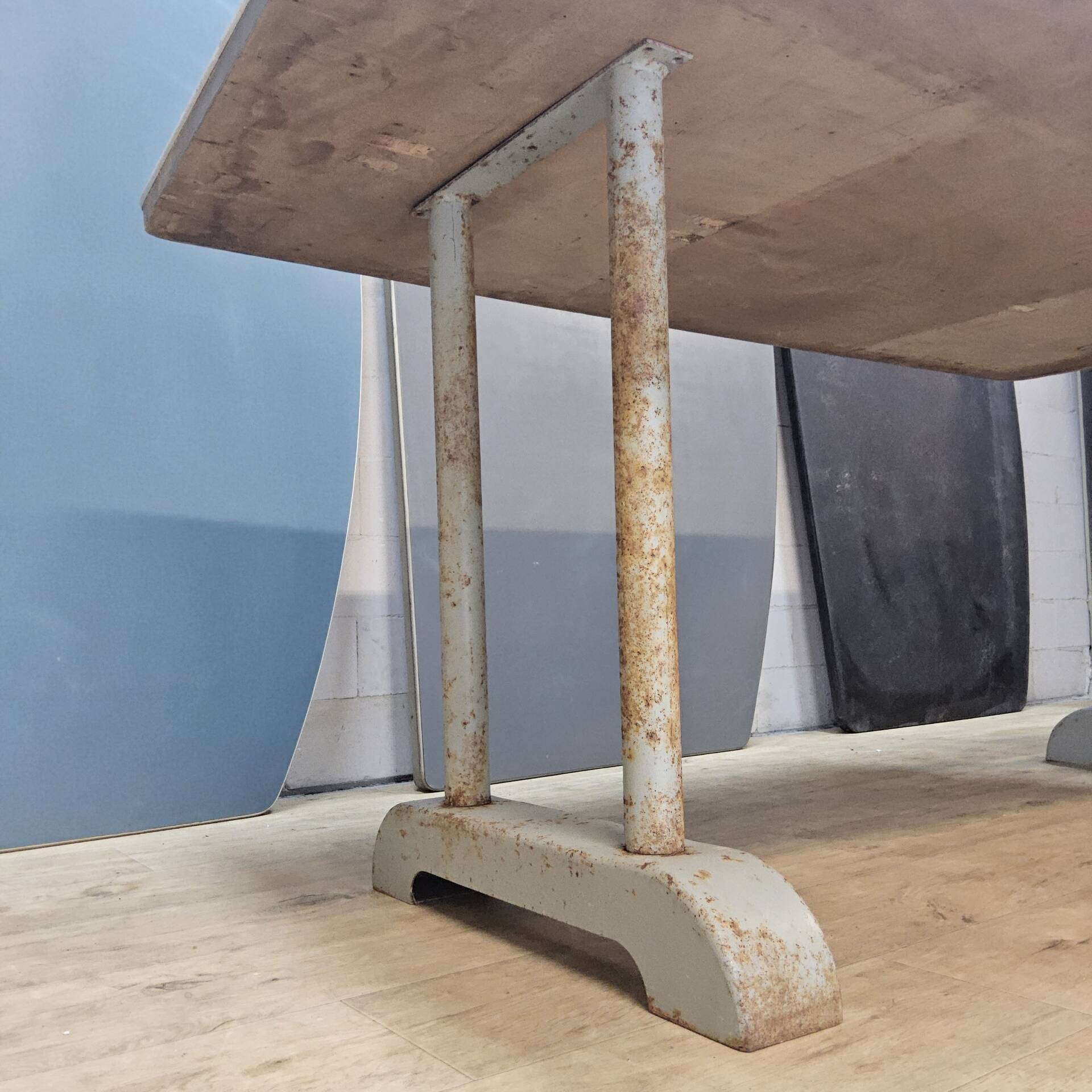 Vintage (50s) industrial tables / tabletops (Gispen style)