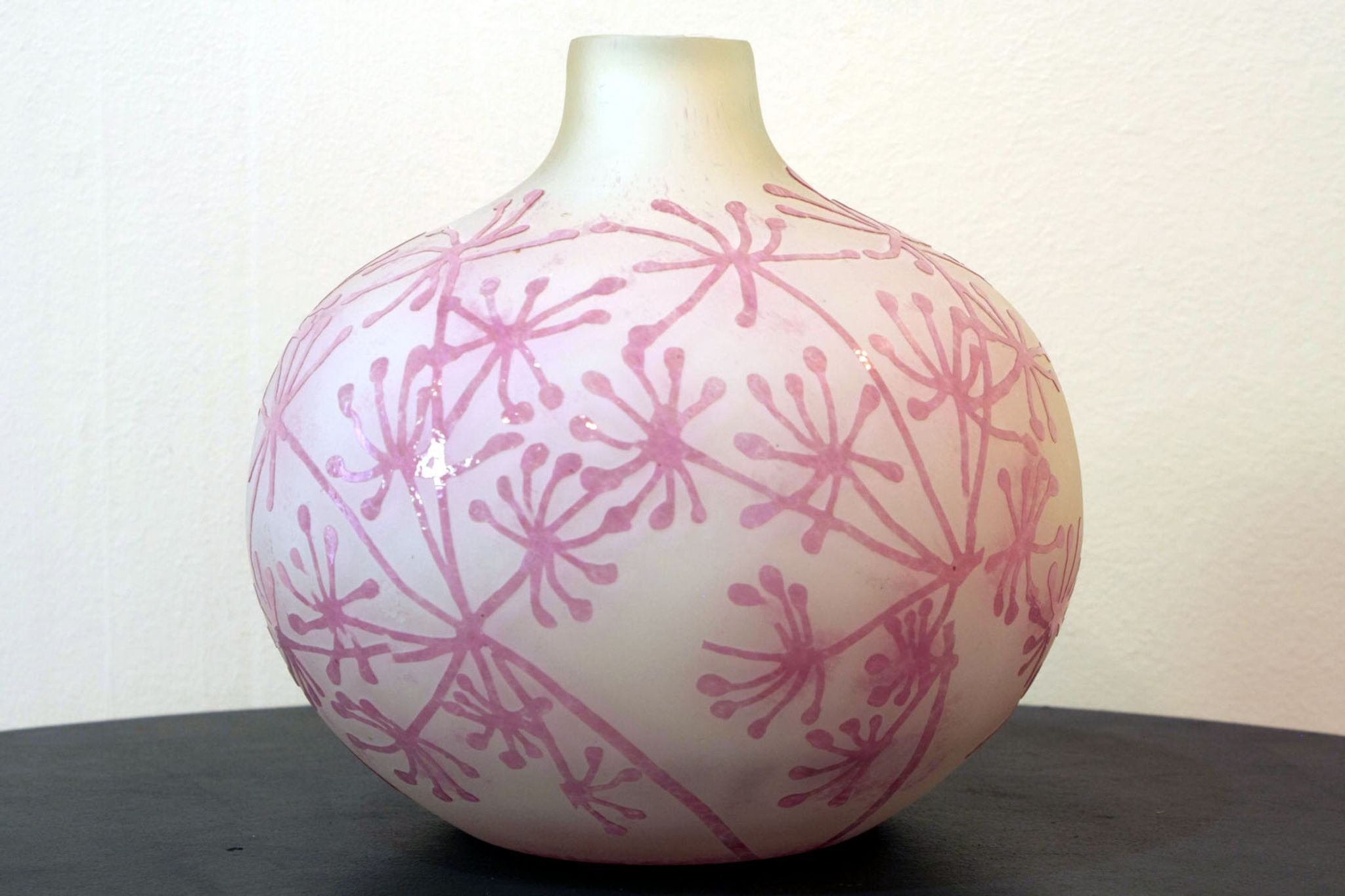 Glass paste vase