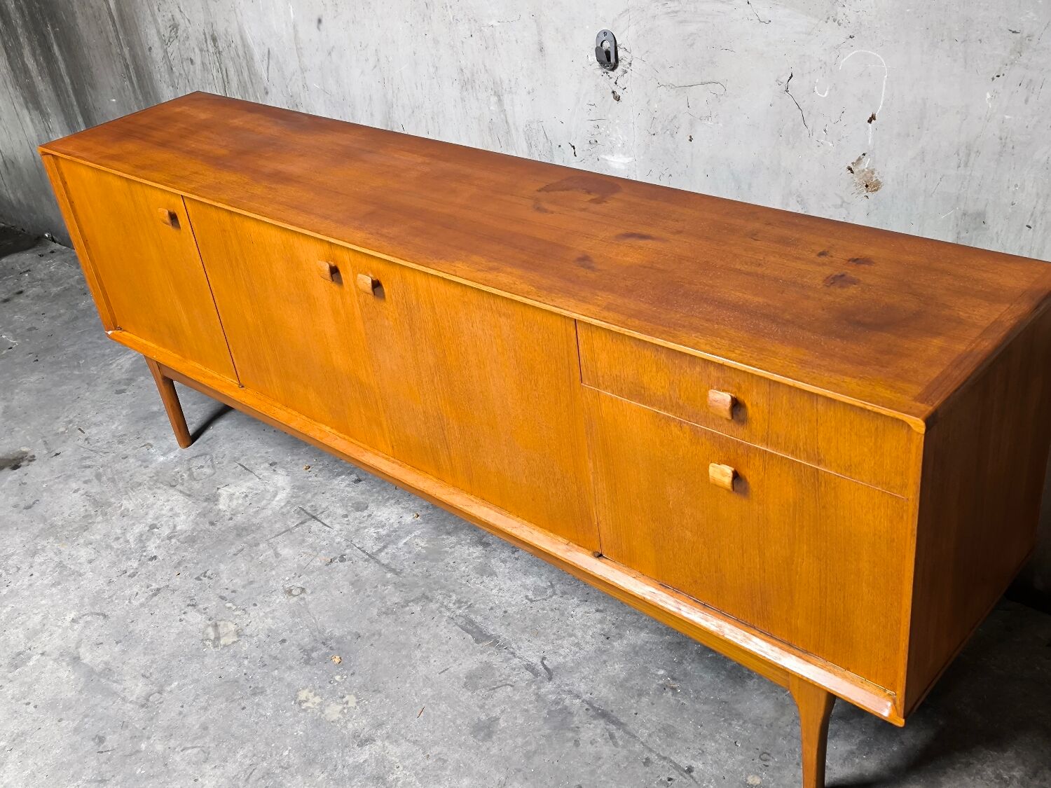 Vintage Scandinavian teak sideboard