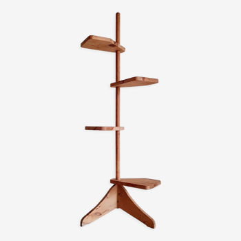 Old wooden plant holder