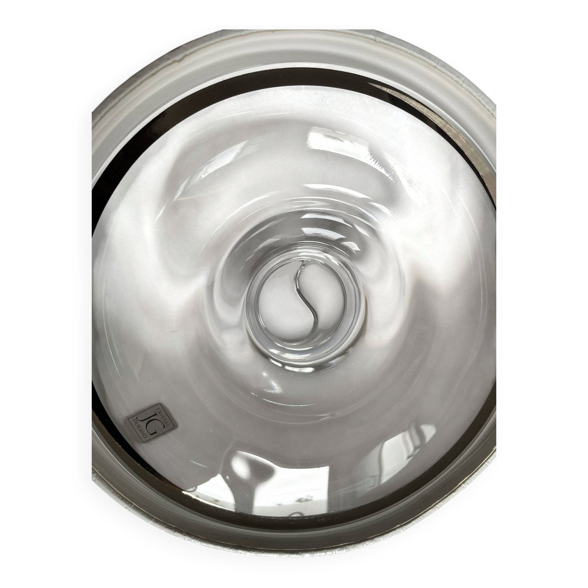 Crystal ashtray and pocket tray