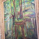 Large oil on canvas signed Reine Cimière - Salon de Paris 1964