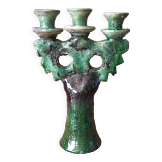 Tamegroute pottery candle holder