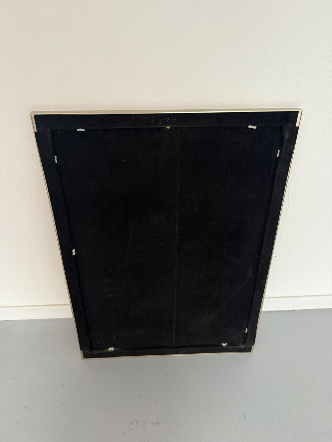 Old Belgo Chrome mirror bronze glass design from the 70s vintage