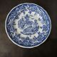 Set of 15 diner plates with English motifs Lunéville