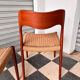 Set of 4 Møller 71 chairs
