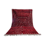 Off-white Moroccan rug with geometric patterns, 200cm x 300cm