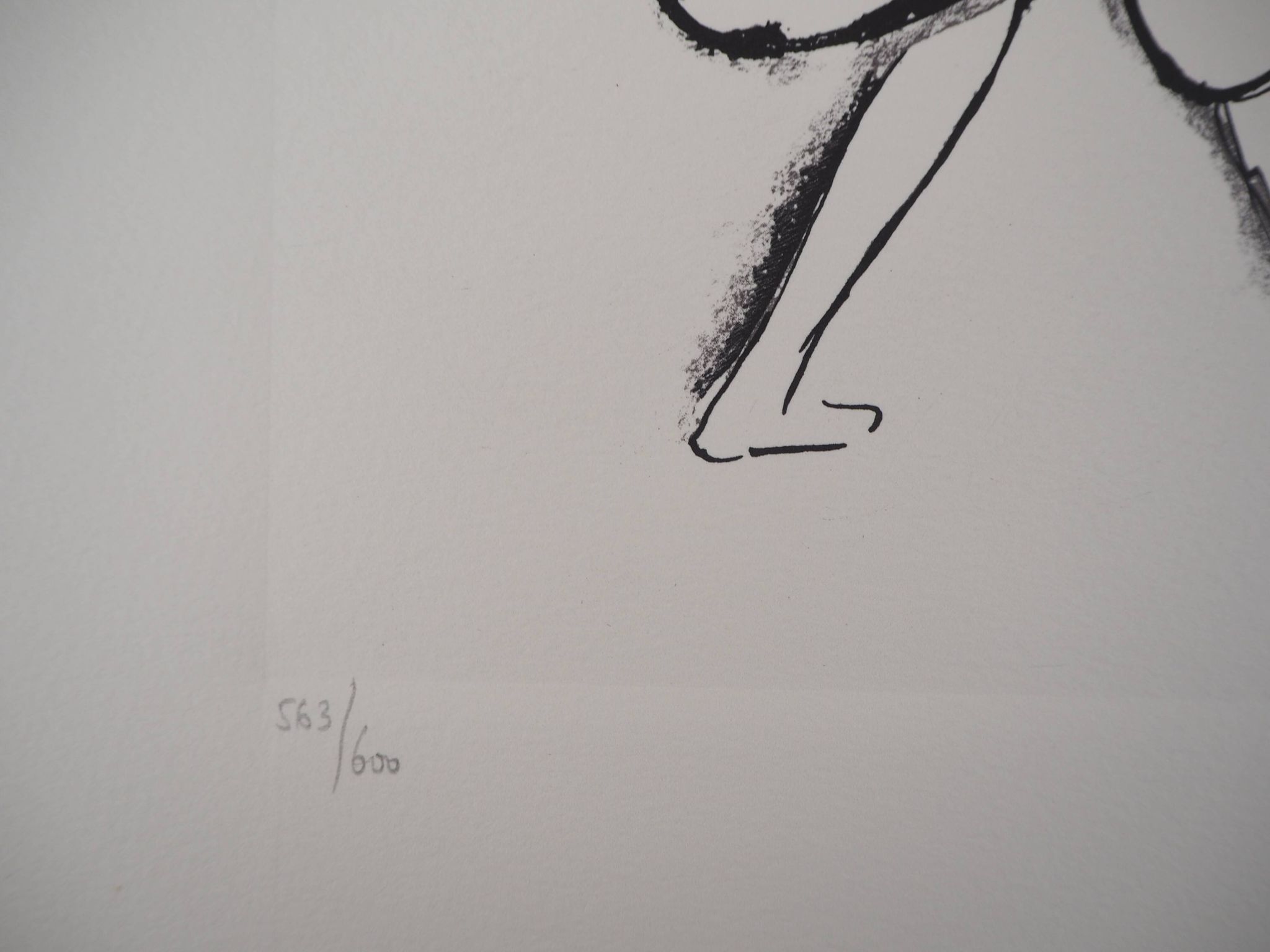 Sonia delaunay : robe espagnole - lithographie signée