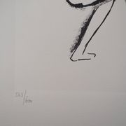 Sonia delaunay : robe espagnole - lithographie signée