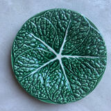 Souptureen and dish in cabbage slip