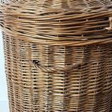 Rattan laundry basket