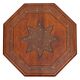 Fabulous Hoshiarpur Anglo Indian brass inlaid hardwood occasional coffee ta
