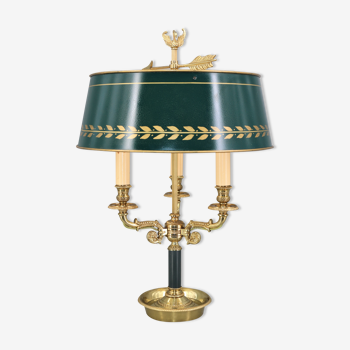 Lampe bouillotte en bronze massif de style empire "Lucien Gau"