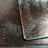 Vintage coffee table by Léon Rosen for Pace Collection all in tempered glass and brass 1970