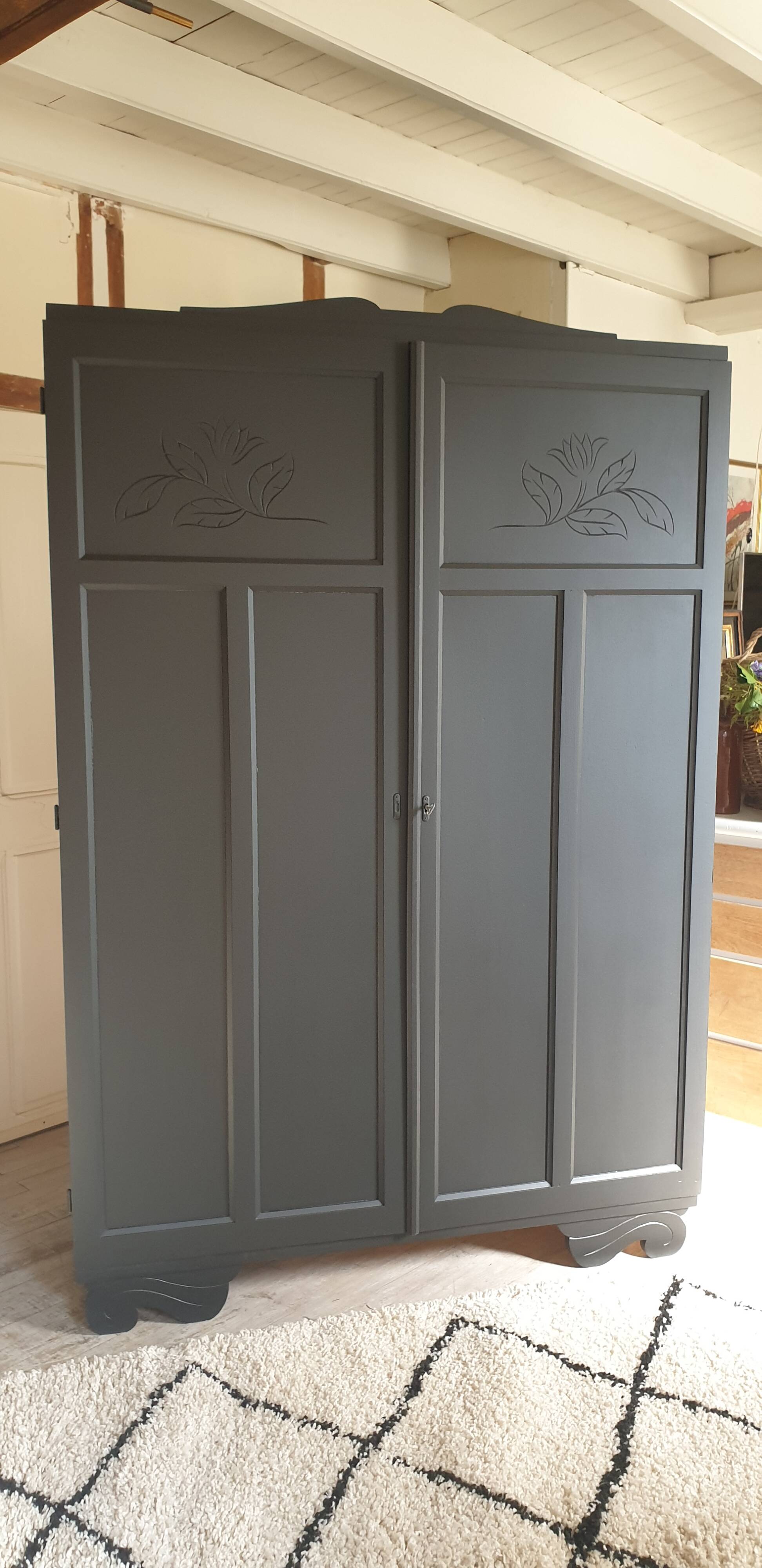 Armoire penderie art déco