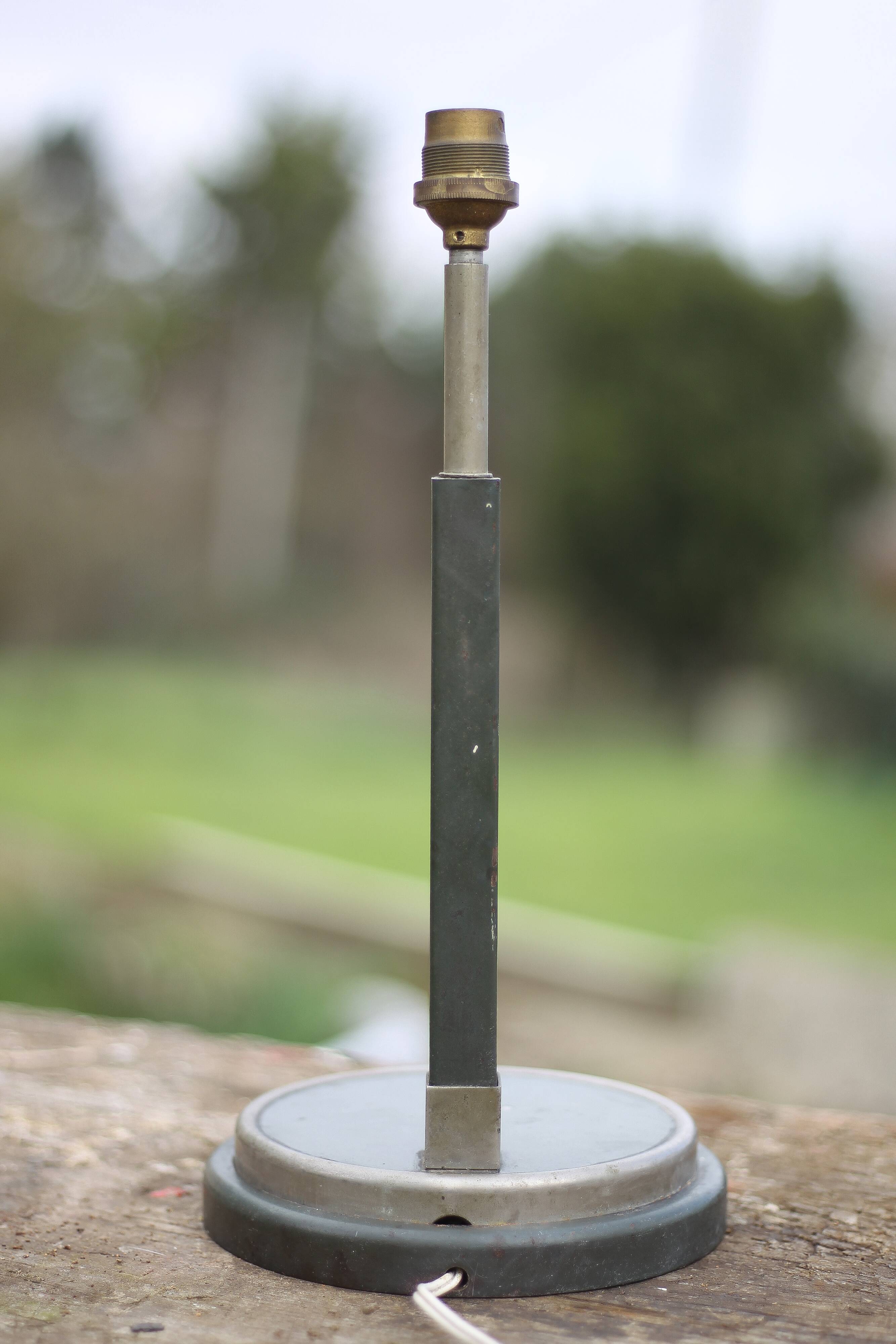 Vintage lamp, industrial metal bedside lamp, table lamp