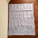 Old embroidered table napkin AC lilac