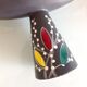 Chandelier in anthracite cermal style Scandinavian / vintage 50-60s