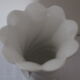 White ceramic vase Bassano deco knot