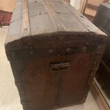 Old travel trunk