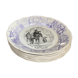 6 talking plates saving Sarreguemines