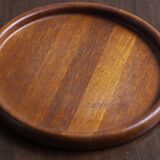 Teak tray with metal handles, Digsmed Denmark, 1960's