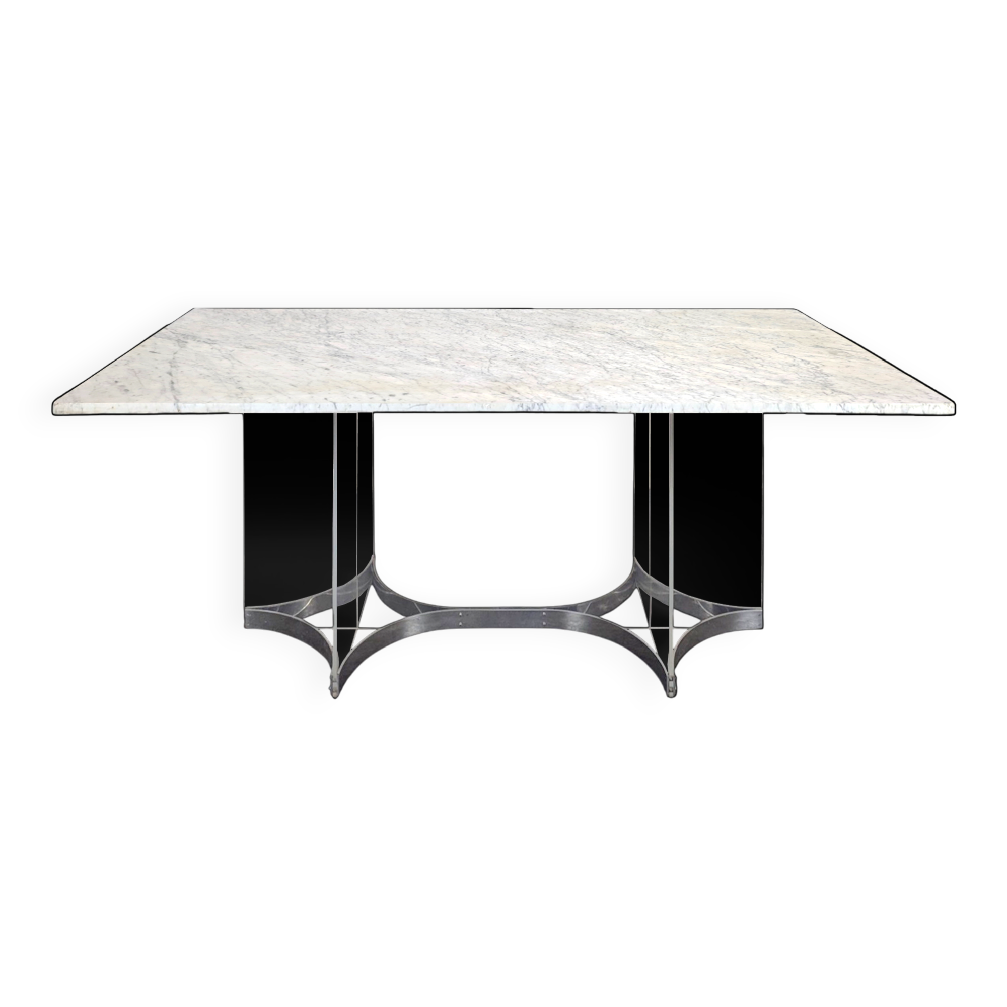 Grande Table Alessandro Albrizzi plateau marbre
