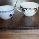 Cups Marylou Digoin Sarreguemines Barcarolle Badonviller orange black art