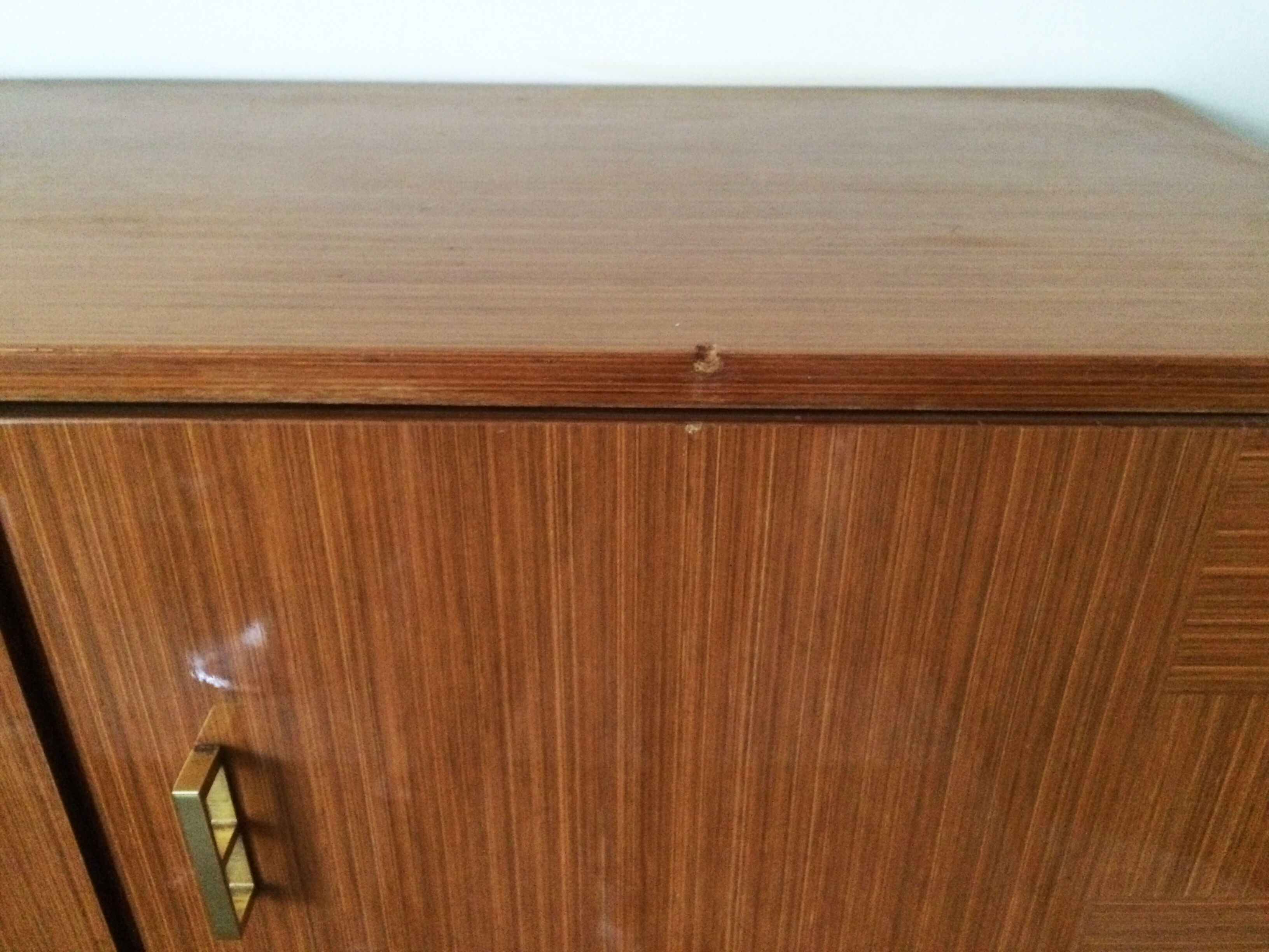 Varnished mahogany buffet 1950/60