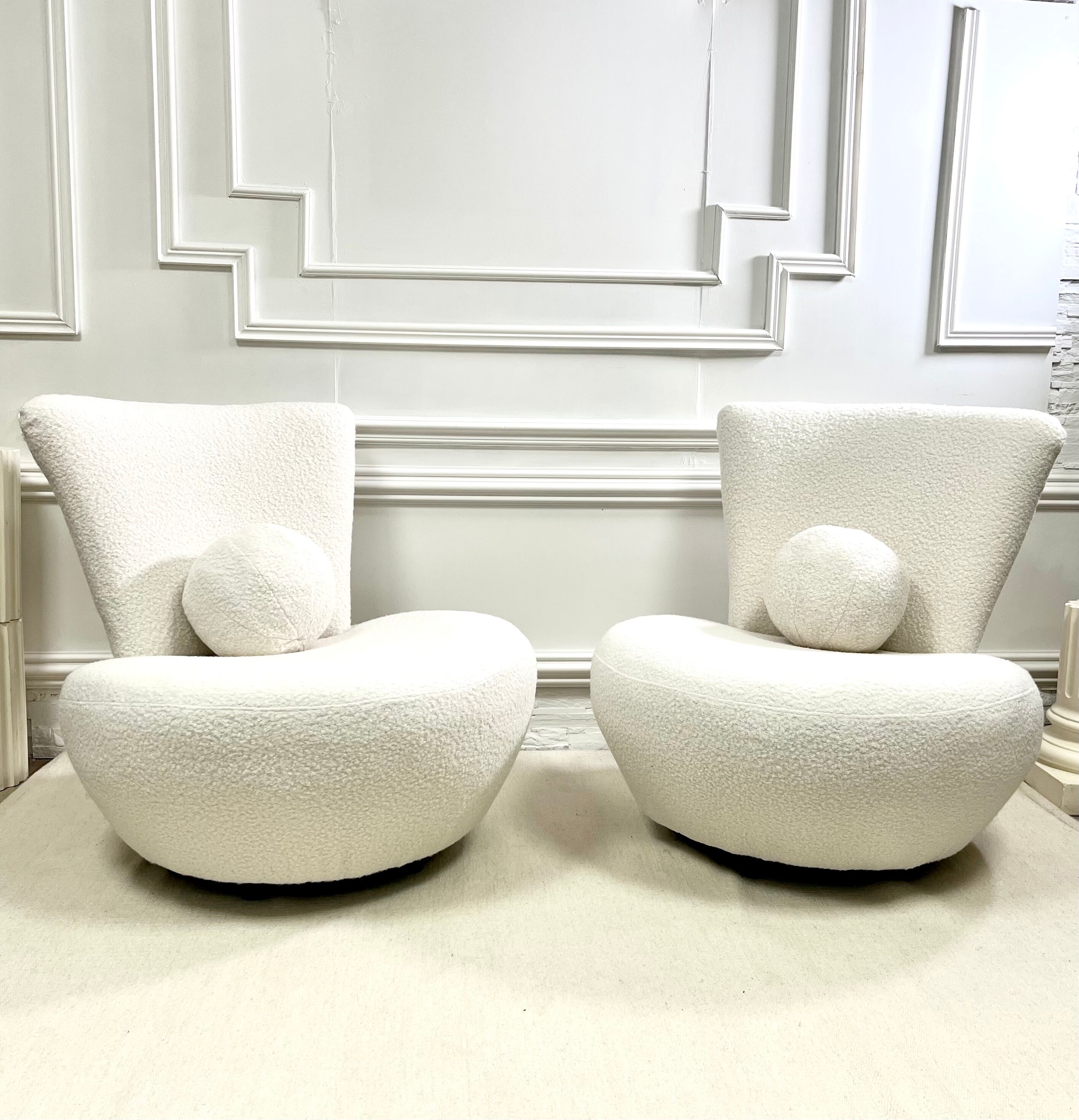 Pair of restored vintage swivel heaters