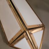 Italian wall light in glass and 24-carat gold plating
