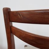4 Scandinavian teak chairs 70