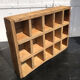 Old wood workshop locker