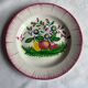 4 19th century Alsatian plates