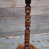 Turned wooden plant stand