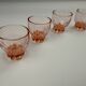 4 verres rose