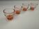 Set of 4 pink glasses