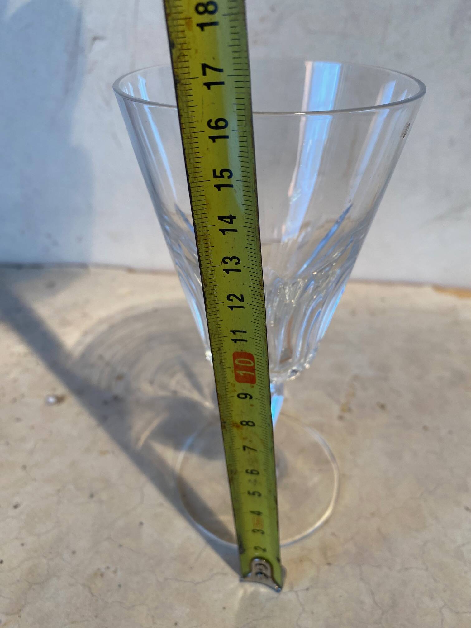 12 number 2 baccarat crystal glasses model piccadilly in original box