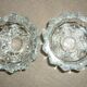 Pair of 2 crystal candlesticks