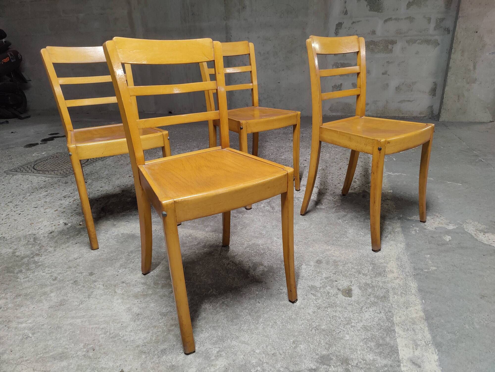 Chaises Luterma bois reconstruction