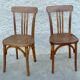 Pair of vintage bistro chairs 1940