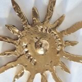 Gilded bronze lamp Stéphane Galerneau