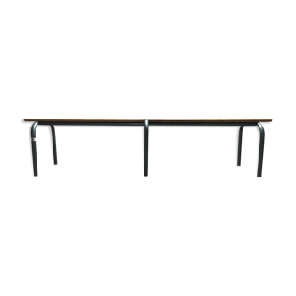 Banc d'école vintage