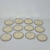 Under mother-of-pearl glasses