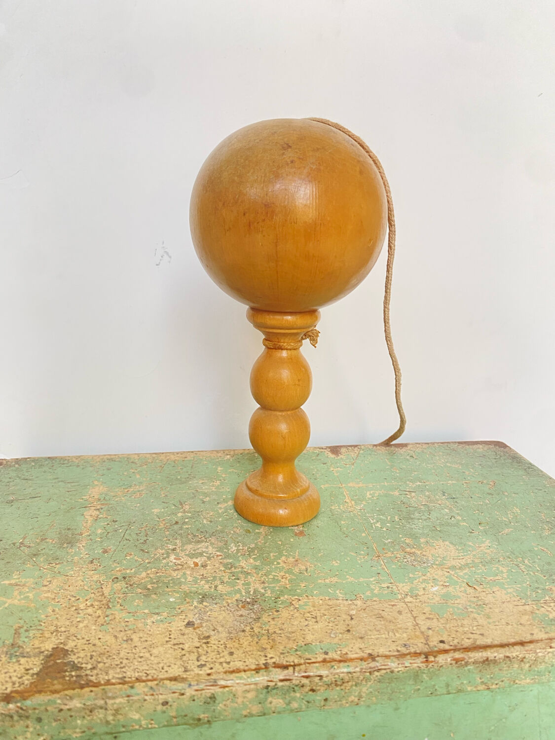 Antique cup-and-ball toy