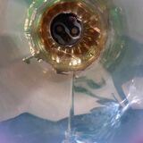 Art deco bronze wall lamp