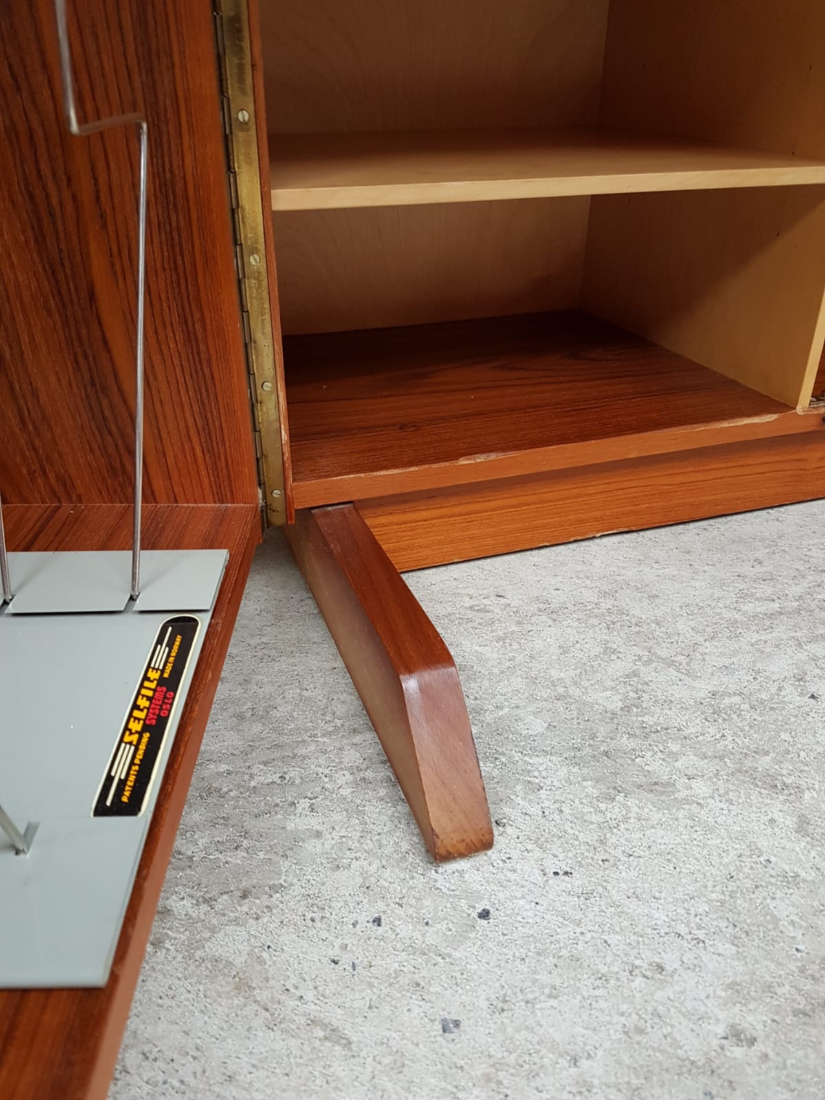 Mid century Norwegian desk-in-a-box by Pfeiffer