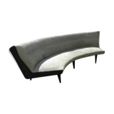 Banquette demi-cercle vintage